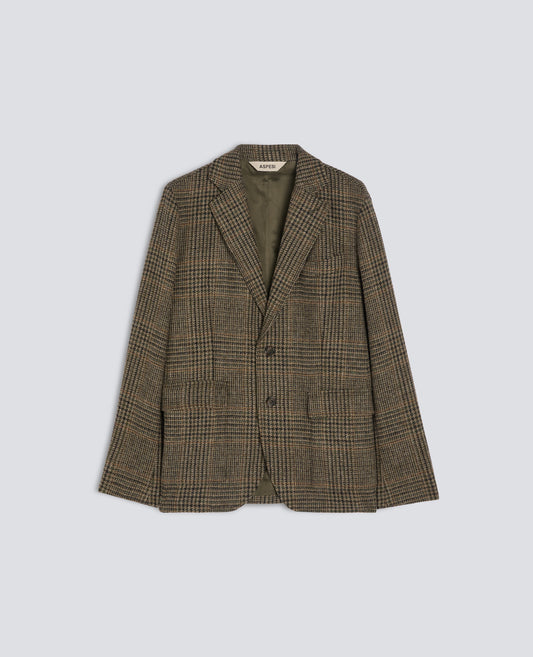 BLAZER DE LANA VIRGEN - VERDE - ASPESI