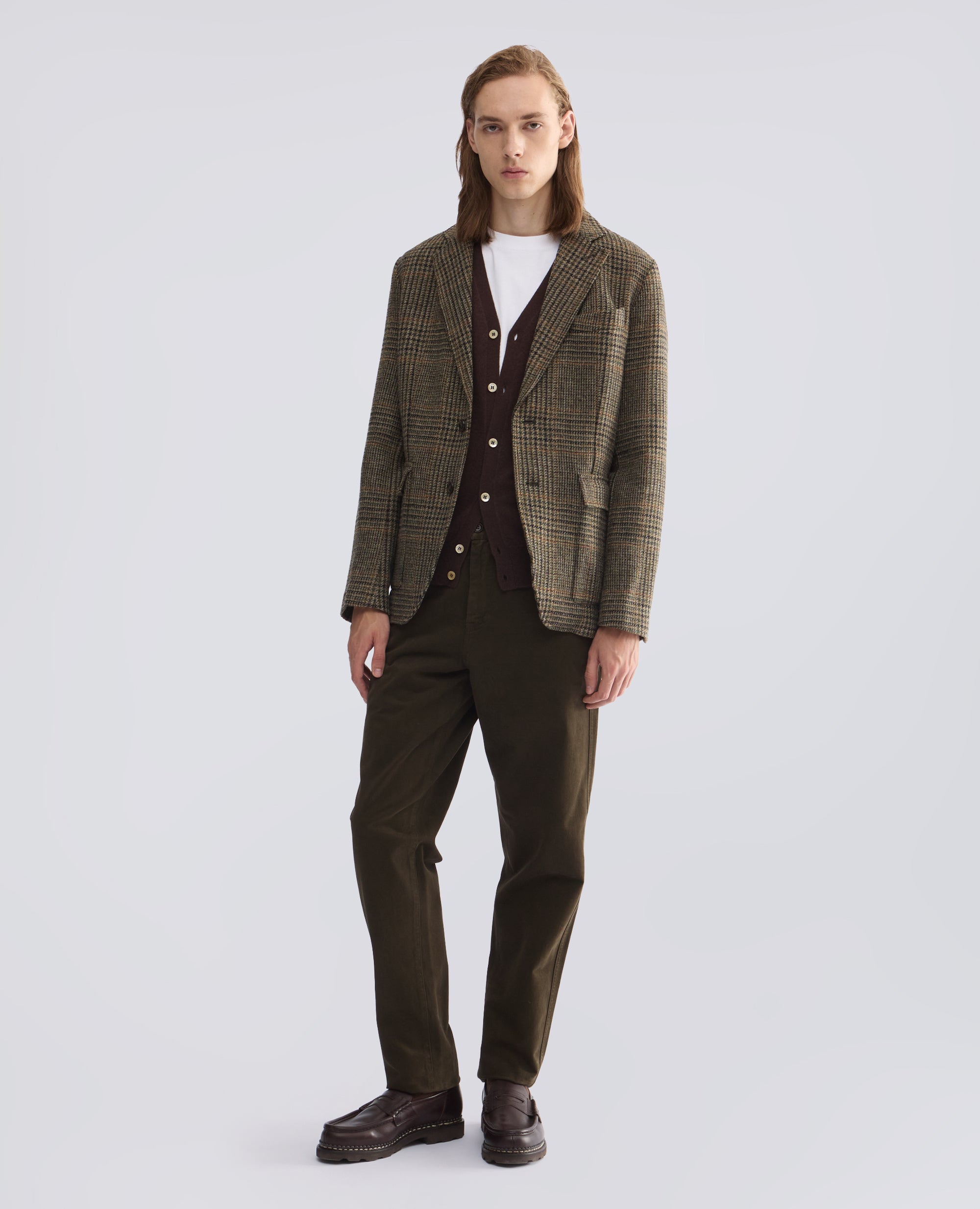BLAZER IN LANA VERGINE - VERDE - ASPESI