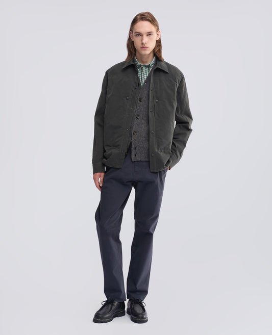 PANTALONE CHINO IN GABARDINA DI COTONE - BLU - ASPESI