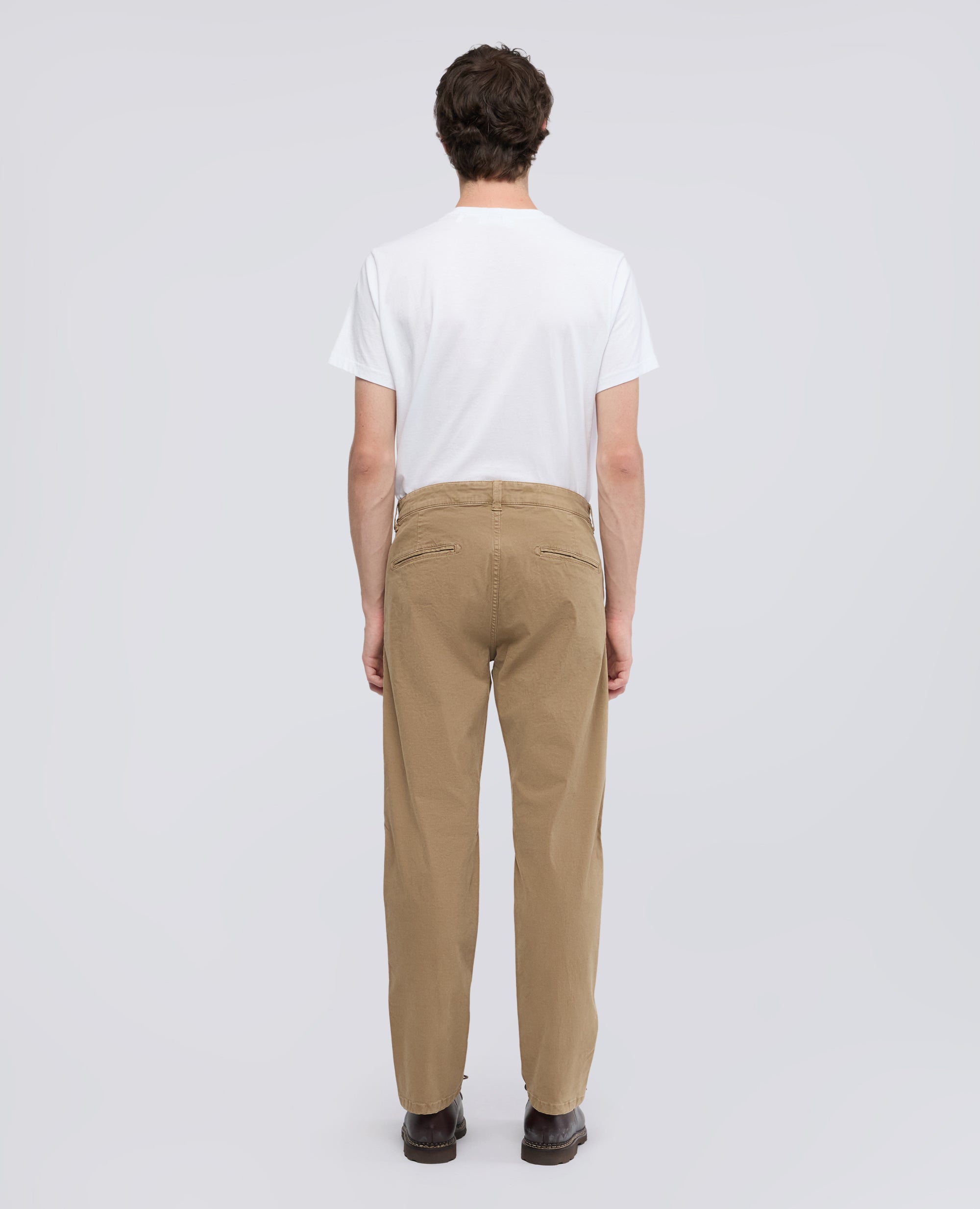 PANTALONE CHINO IN GABARDINA DI COTONE COMFORT - BEIGE - ASPESI