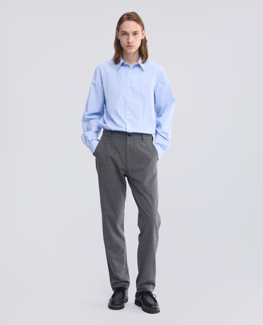 PANTALONE CHINO IN FLANELLA TECNOLANA COMFORT - GRIGIO - ASPESI