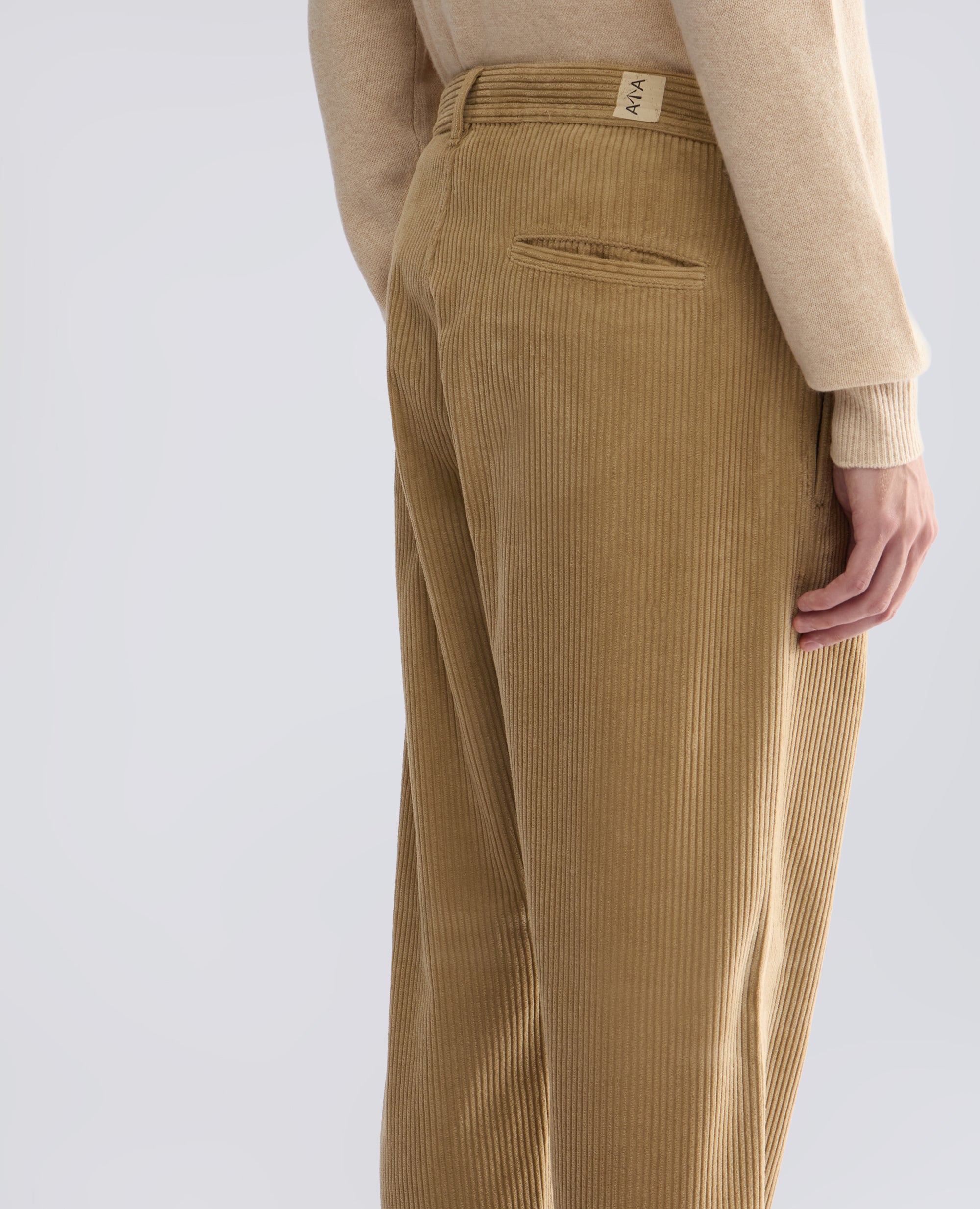 PANTALONE CHINO IN VELLUTO A COSTE - BEIGE - ASPESI