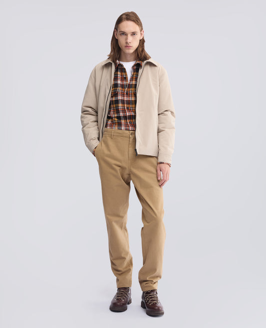 PANTALONE CHINO IN GABARDINA DI COTONE - BEIGE - ASPESI