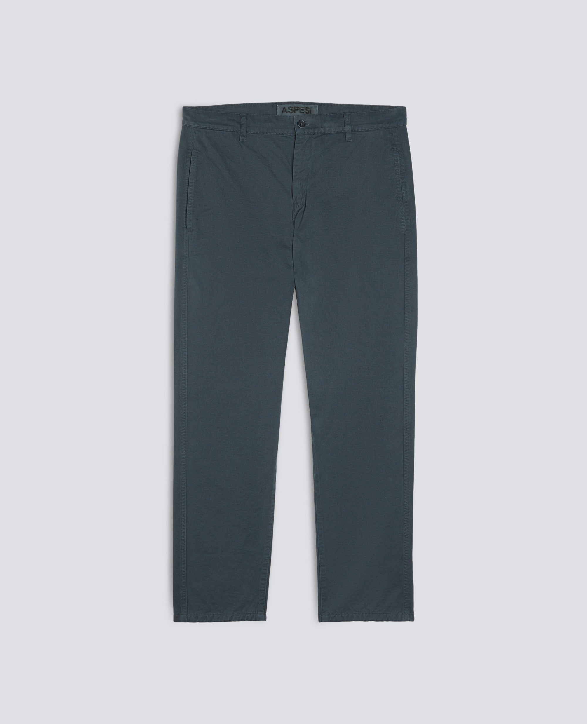 PANTALONE CHINO IN GABARDINA DI COTONE TINTO CAPO - GRIGIO - ASPESI