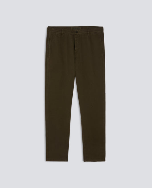 CHINO-HOSE AUS BAUMWOLL-GABARDINE - GRUN - ASPESI