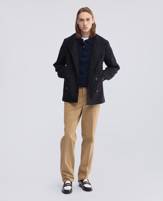 PANTALONE IN GABARDINA DI COTONE SMERIGLIATA, TINTO CAPO - BEIGE - ASPESI