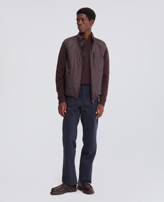 HOSE AUS BAUMWOLL-GABARDINE - BLAU - ASPESI