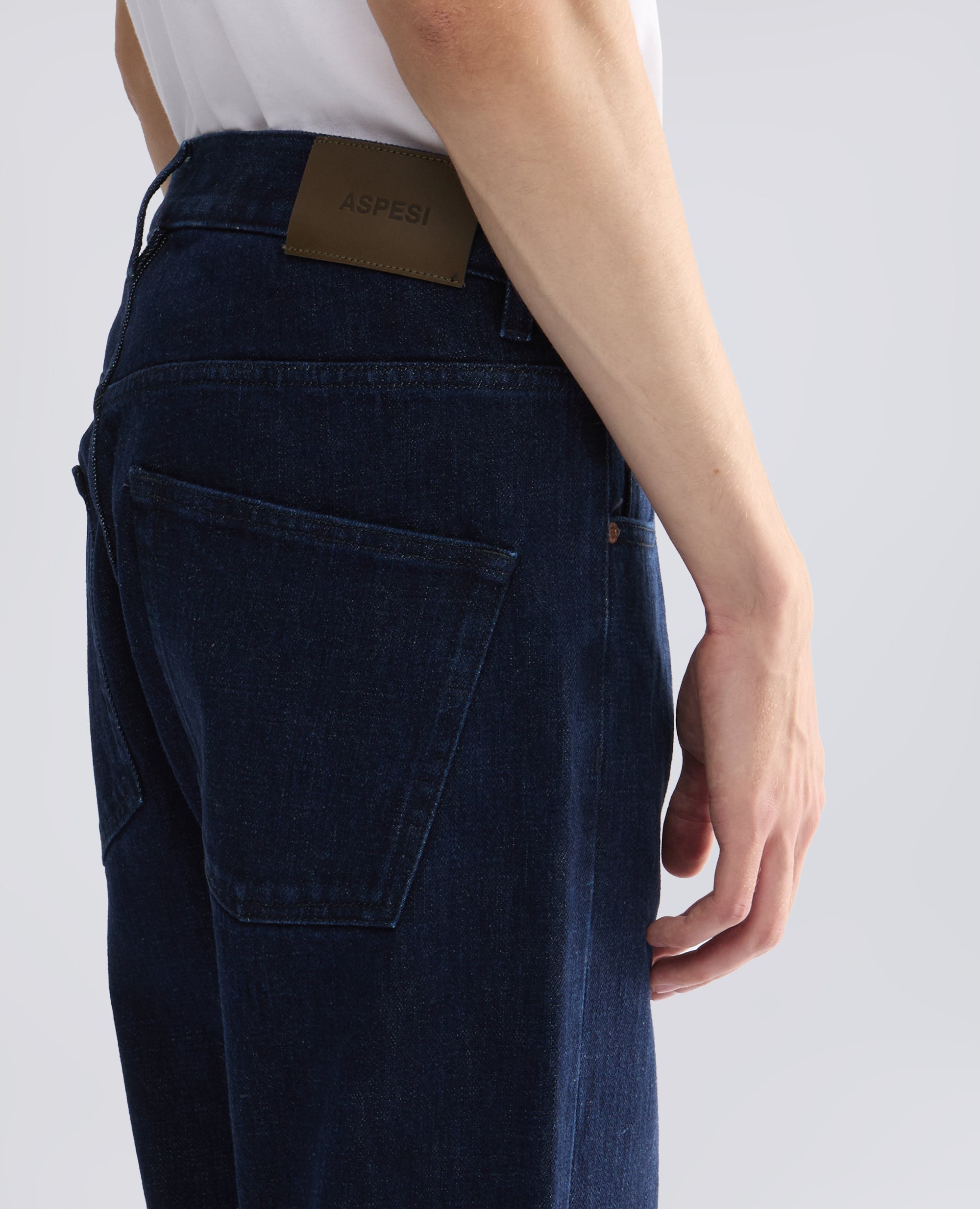 JEANS IN DENIM DI COTONE - BLU - ASPESI