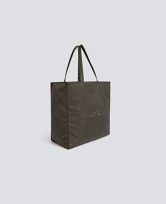 SAC SHOPPING EN NYLON RECYCLE WR - VERT - ASPESI