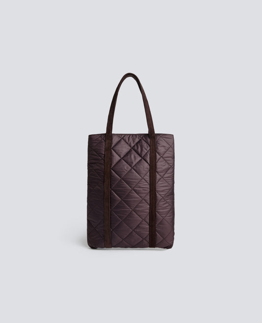 SAC MATELASSE EN NYLON - MARRON - ASPESI