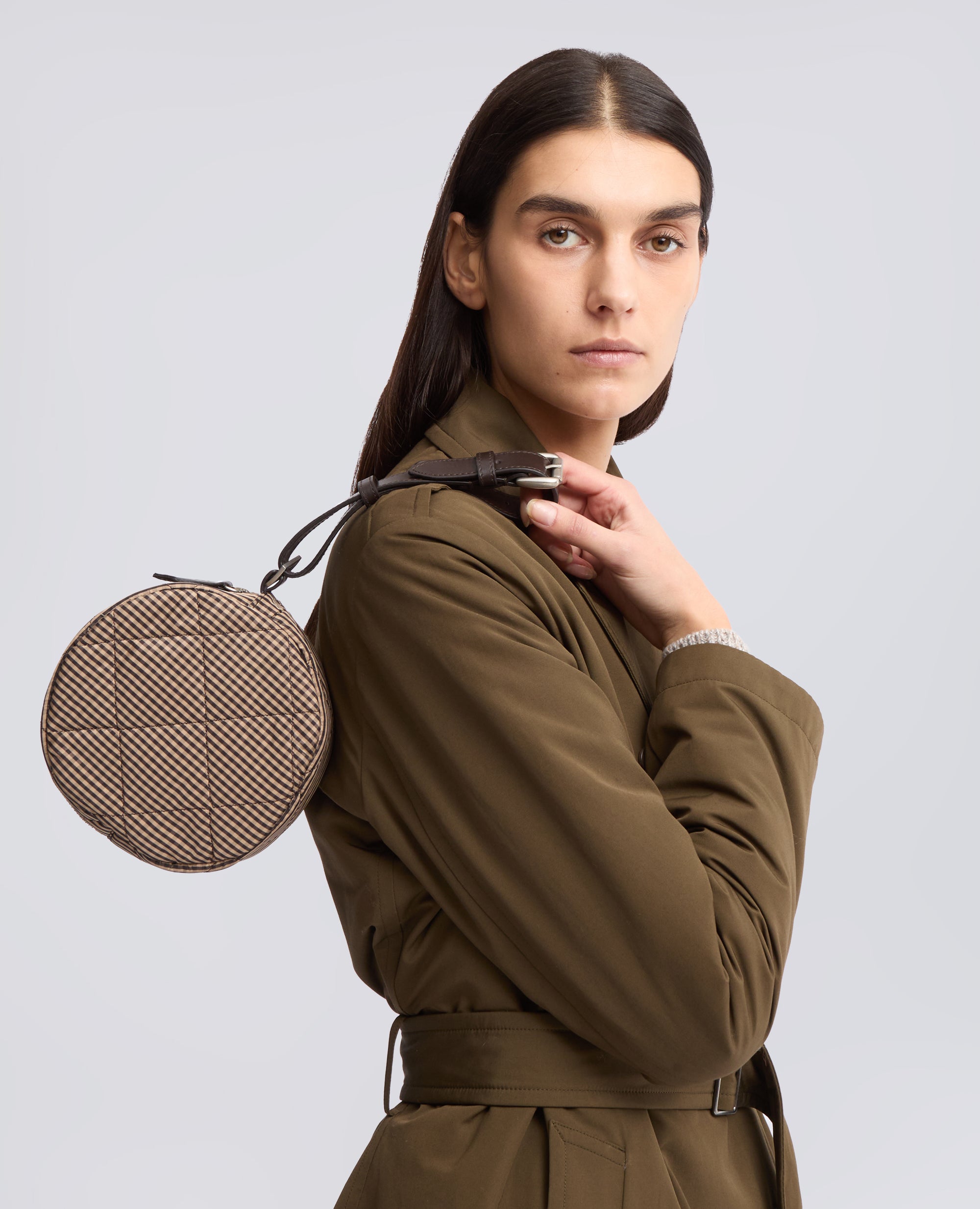 BORSA POCHETTE TRAPUNTATA IN TAFFETAS - MULTICOLOR - ASPESI