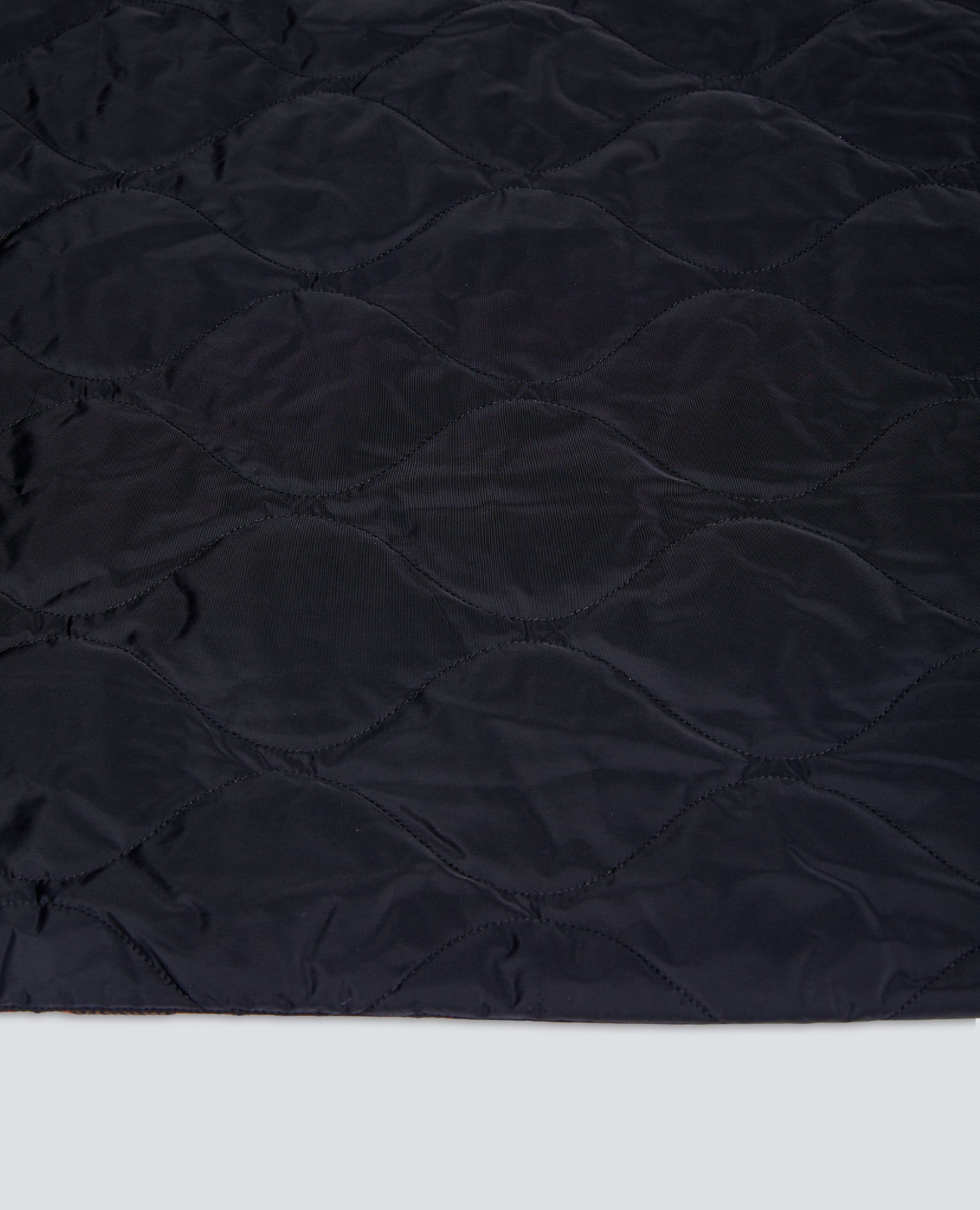 BRUSHED COTTON AND NYLON TWILL BLANKET - BROWN - ASPESI