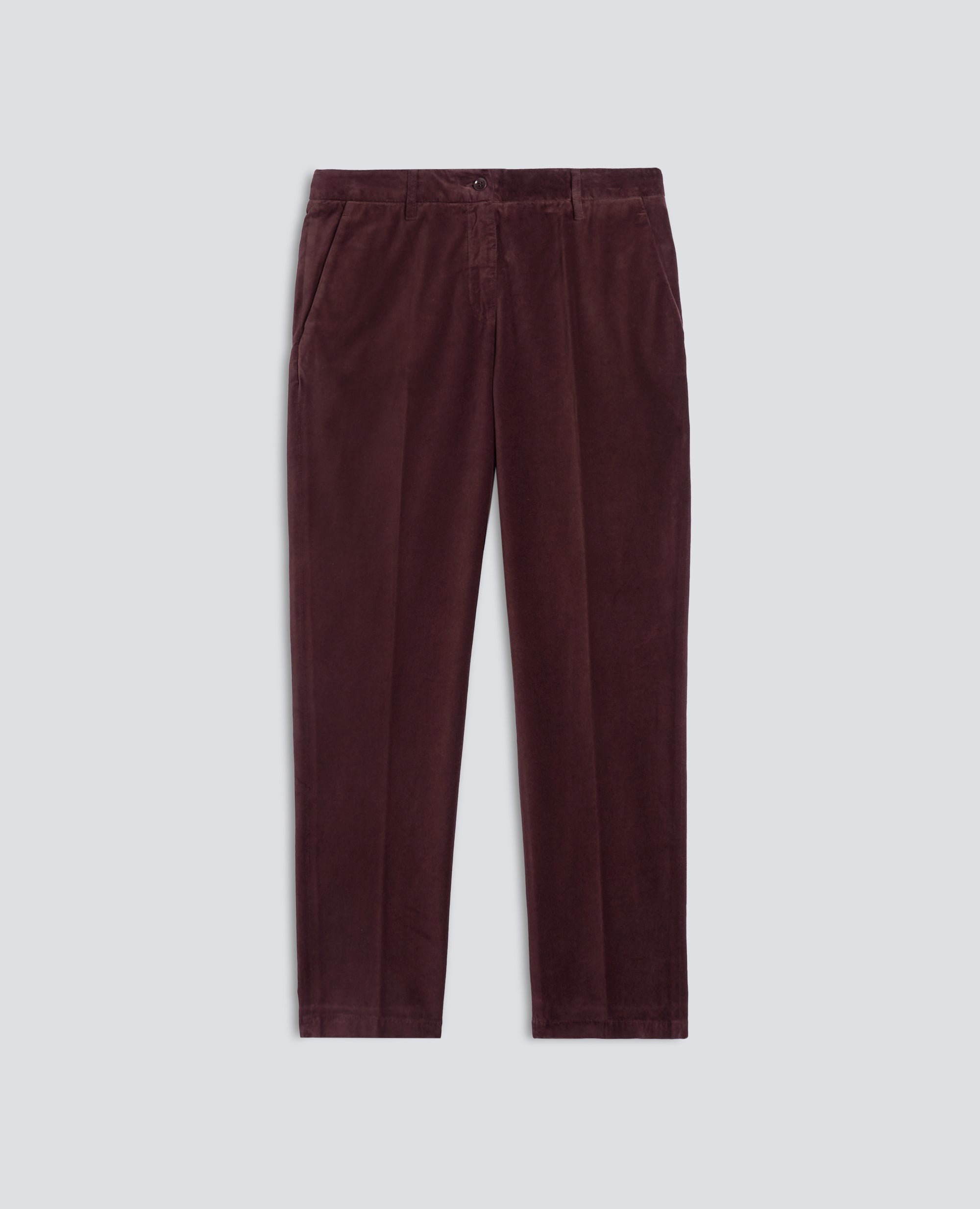 PANTALONE IN VELLUTO LISCIO DI COTONE TINTO CAPO - BARBERA - ASPESI