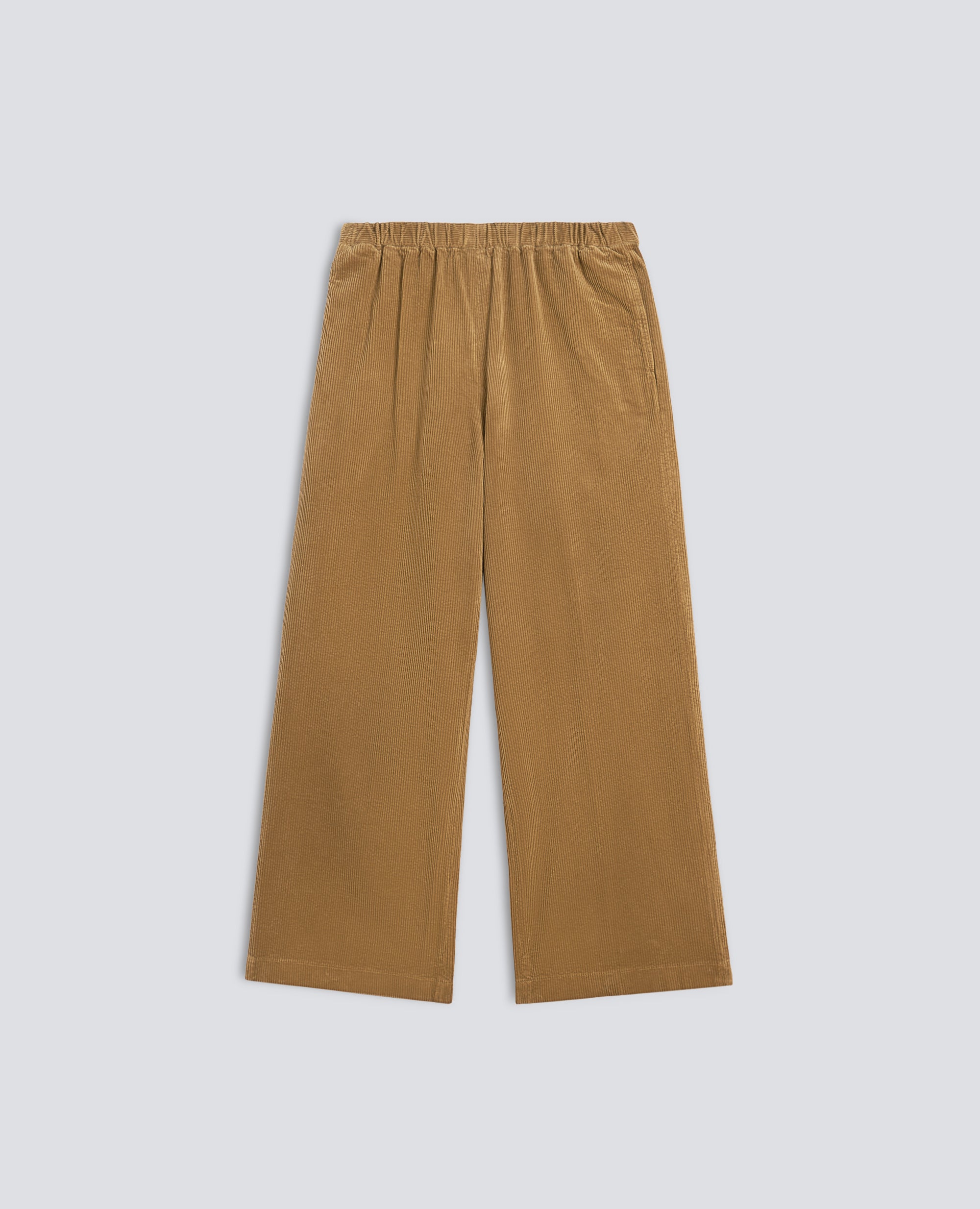 PANTALONE IN VELLUTO A COSTE 500 RIGHE DI COTONE TINTO CAPO - BEIGE - ASPESI