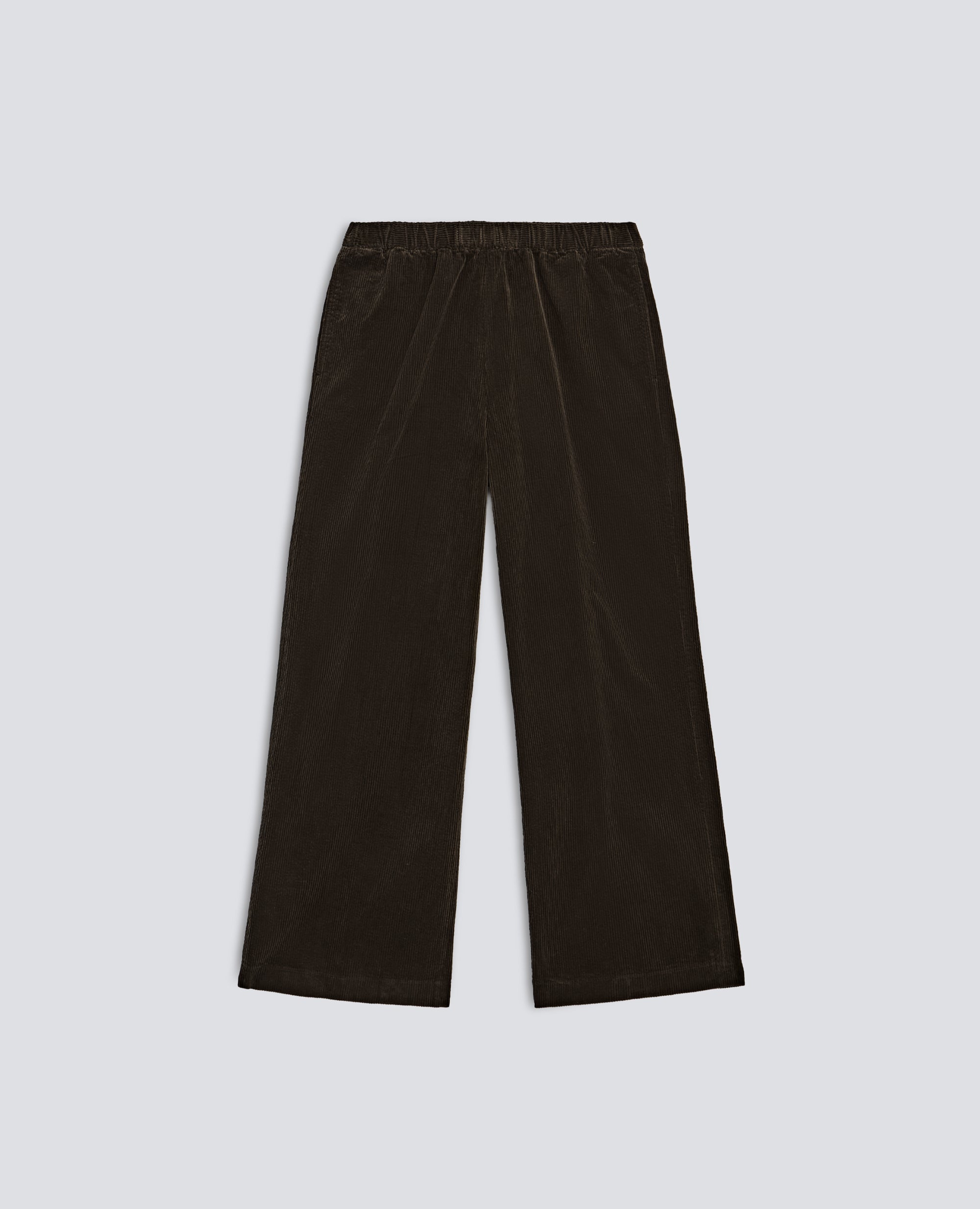 PANTALON DE PANA CON ELASTICO - MARRONE - ASPESI