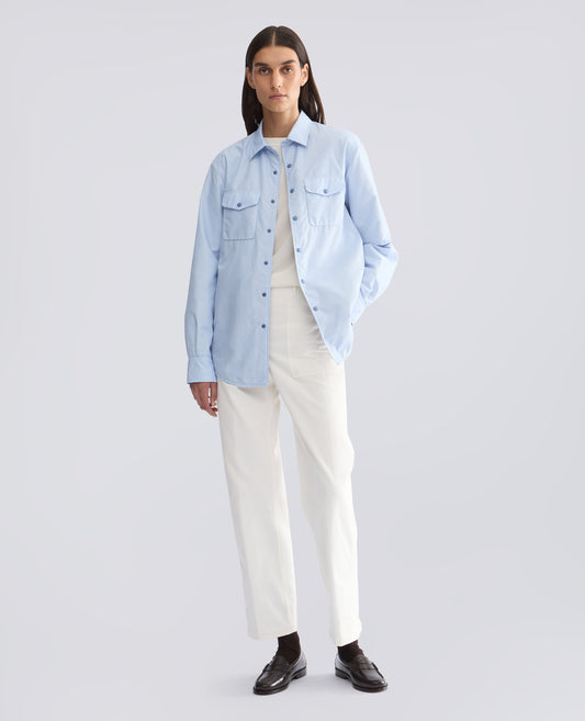 PANTALON EN GABARDINE DE COTON - NATUREL - ASPESI