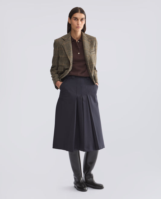 VIRGIN WOOL JACKET - GREEN - ASPESI