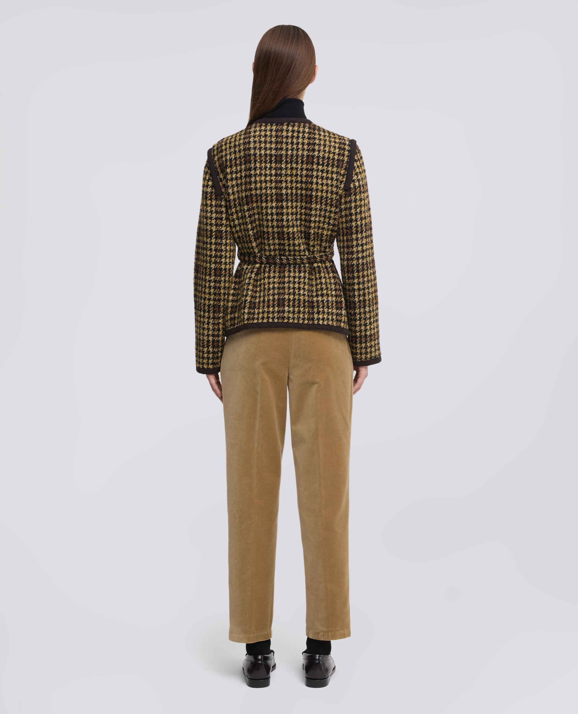 GIACCA IN BOUCLE DI MISTO LANA E ALPACA - GIALLO - ASPESI