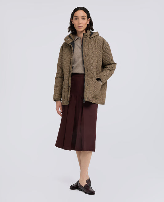 VIRGIN WOOL GABARDINE SKIRT - BARBERA