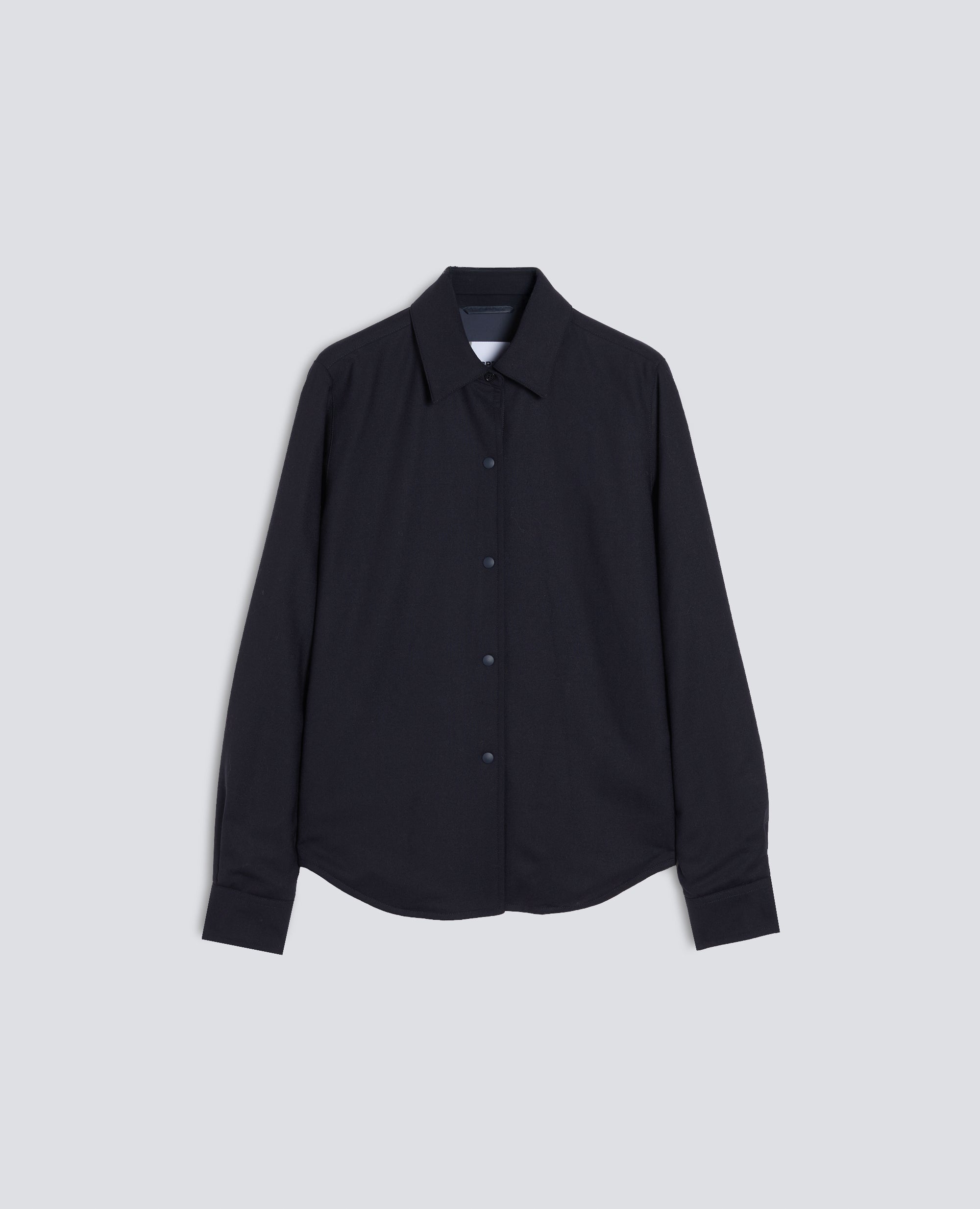 GIACCA CAMICIA -GLUE- IN FLANELLA TECNOLANA COMFORT - BLAU - ASPESI