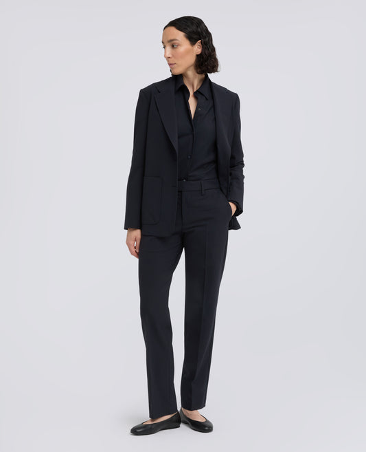 GIACCA CAMICIA -GLUE- IN FLANELLA TECNOLANA COMFORT - BLAU