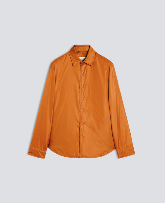 PADDED NYLON SHIRT - ORANGE - ASPESI