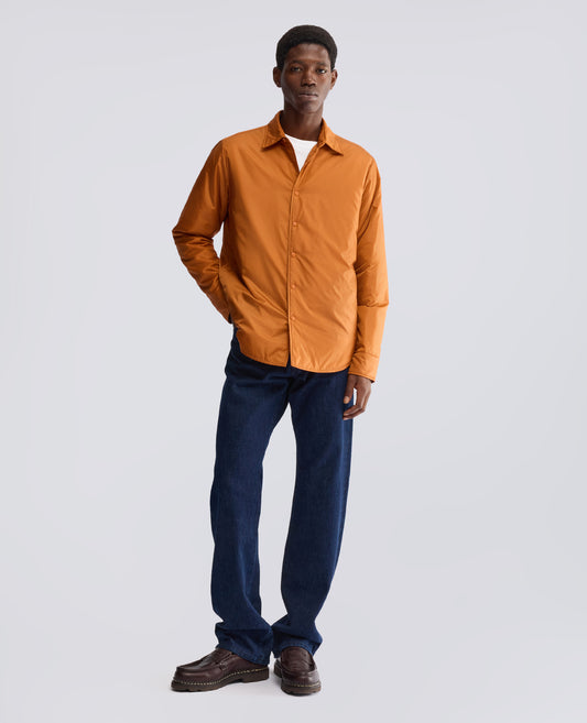 PADDED NYLON SHIRT - ORANGE - ASPESI