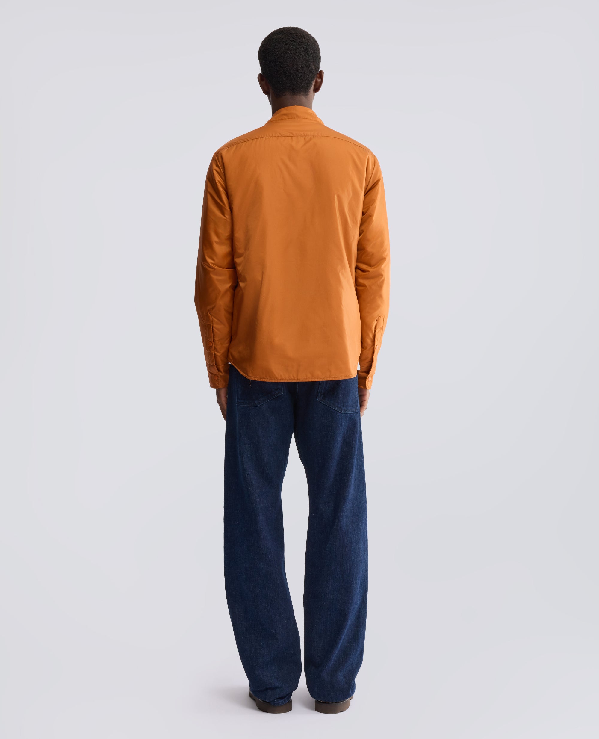 CAMICIA IN IN NYLON IMBOTTITA - ARANCIO - ASPESI