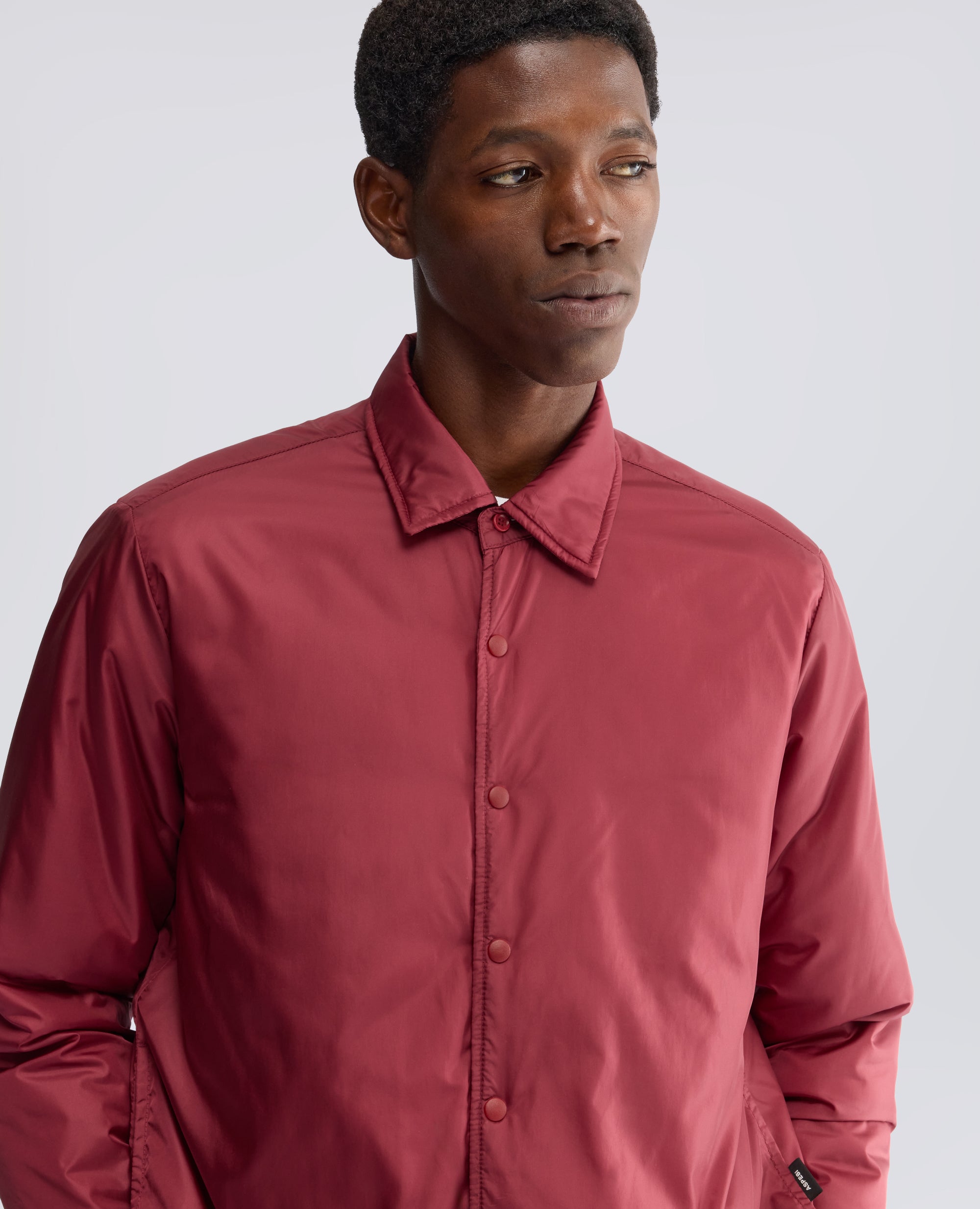 CAMICIA IN IN NYLON IMBOTTITA - ROSSO - ASPESI