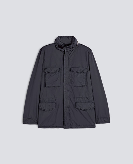FIELD JACKET NEW CAMP IN MISTO NYLON IDROREPELLENTE - GRIGIO - ASPESI