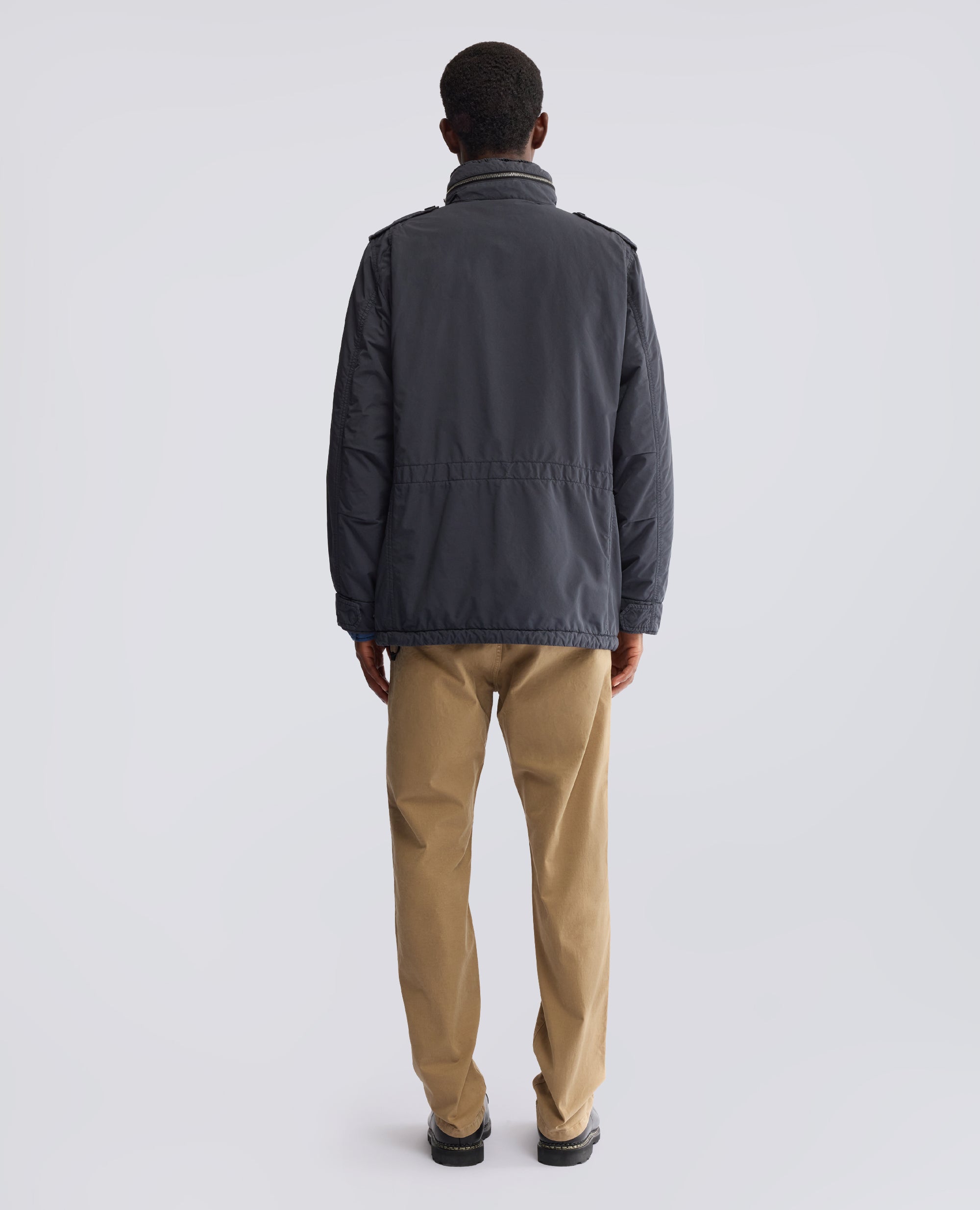 FIELD JACKET NEW CAMP IN MISTO NYLON IDROREPELLENTE - GRIGIO - ASPESI