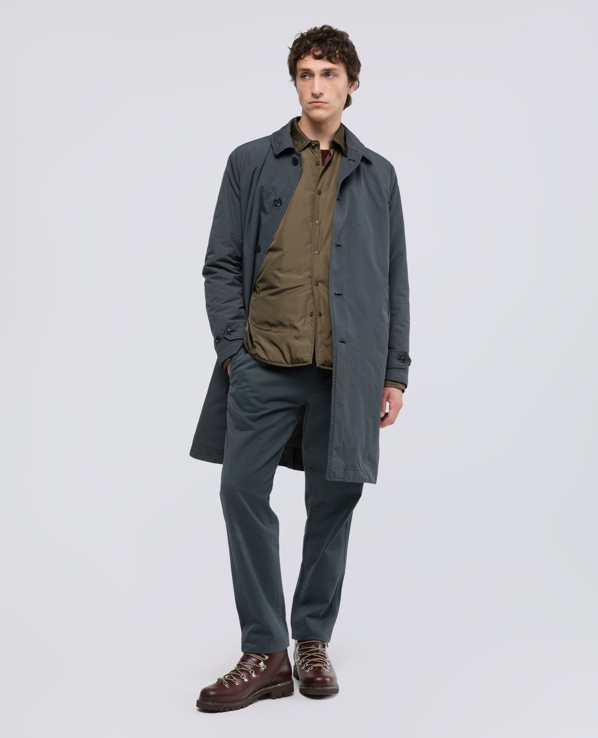 IMPERMEABILE -VODKA II- IN MISTO NYLON COMPATTO TINTO CAPO - GRIS - ASPESI