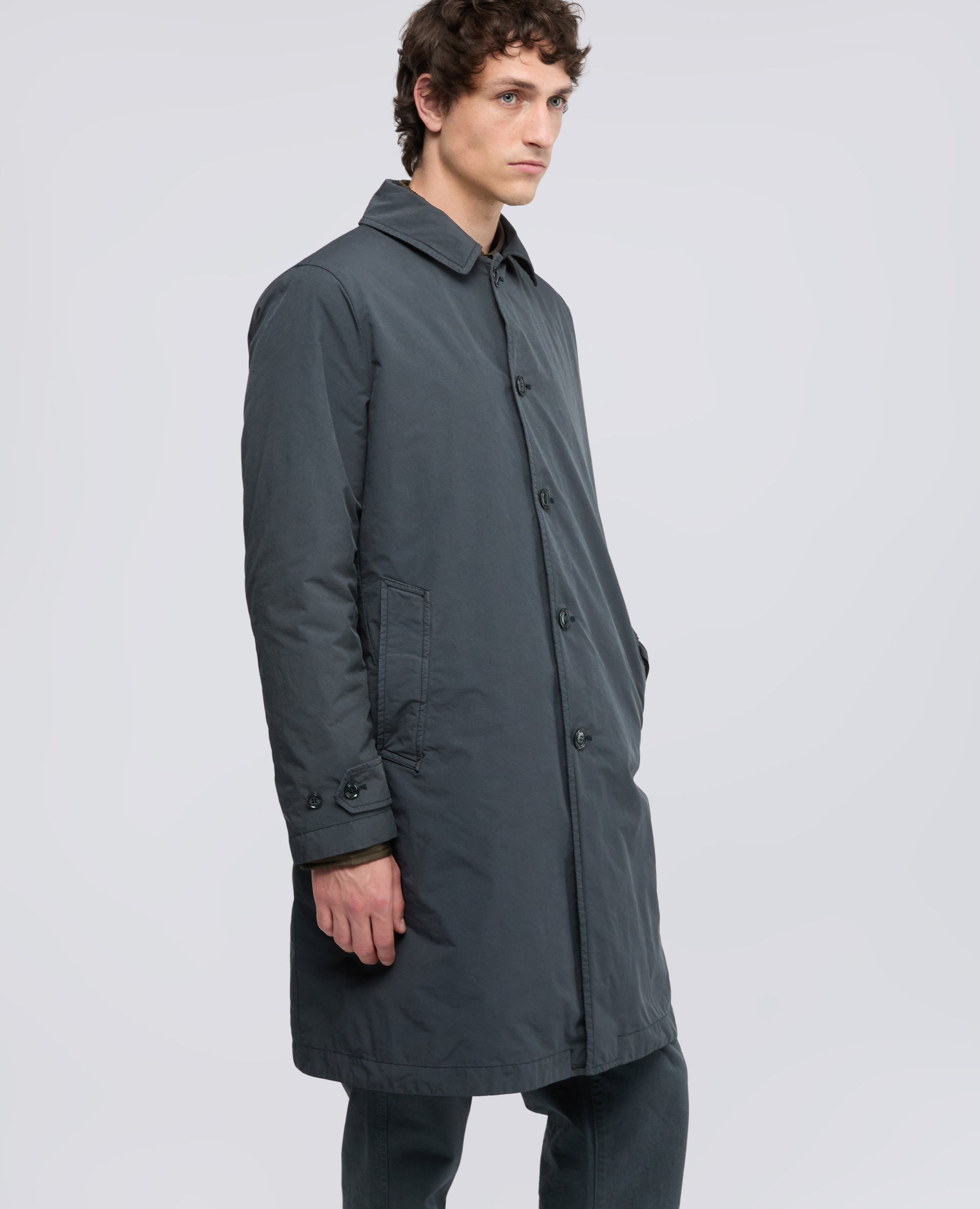 IMPERMEABILE -VODKA II- IN MISTO NYLON COMPATTO TINTO CAPO - GRIS - ASPESI