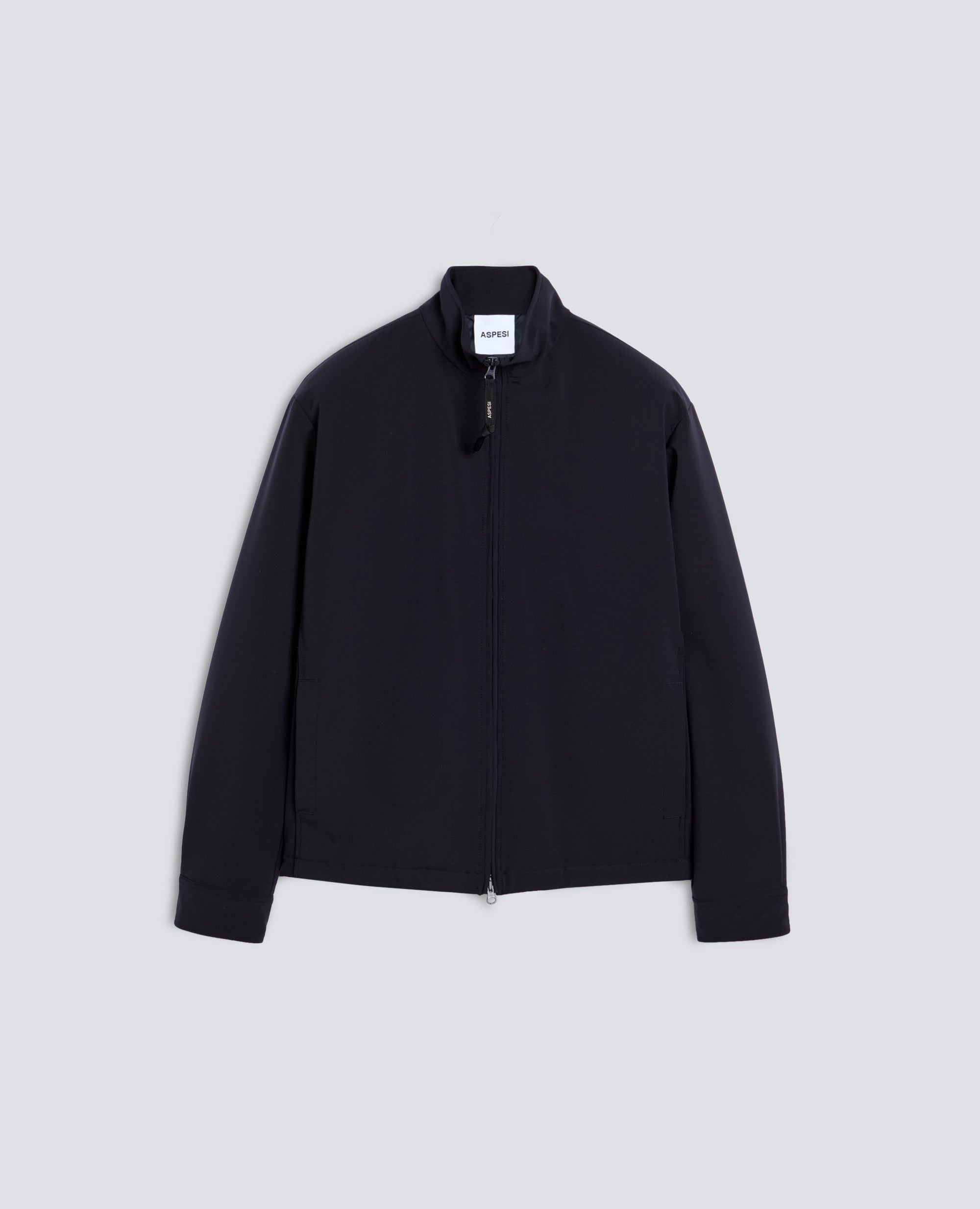 GIUBBOTTO TWILL DI POLIESTERE - NAVY - ASPESI