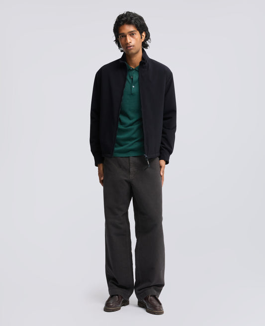 GIUBBOTTO TWILL DI POLIESTERE - NAVY