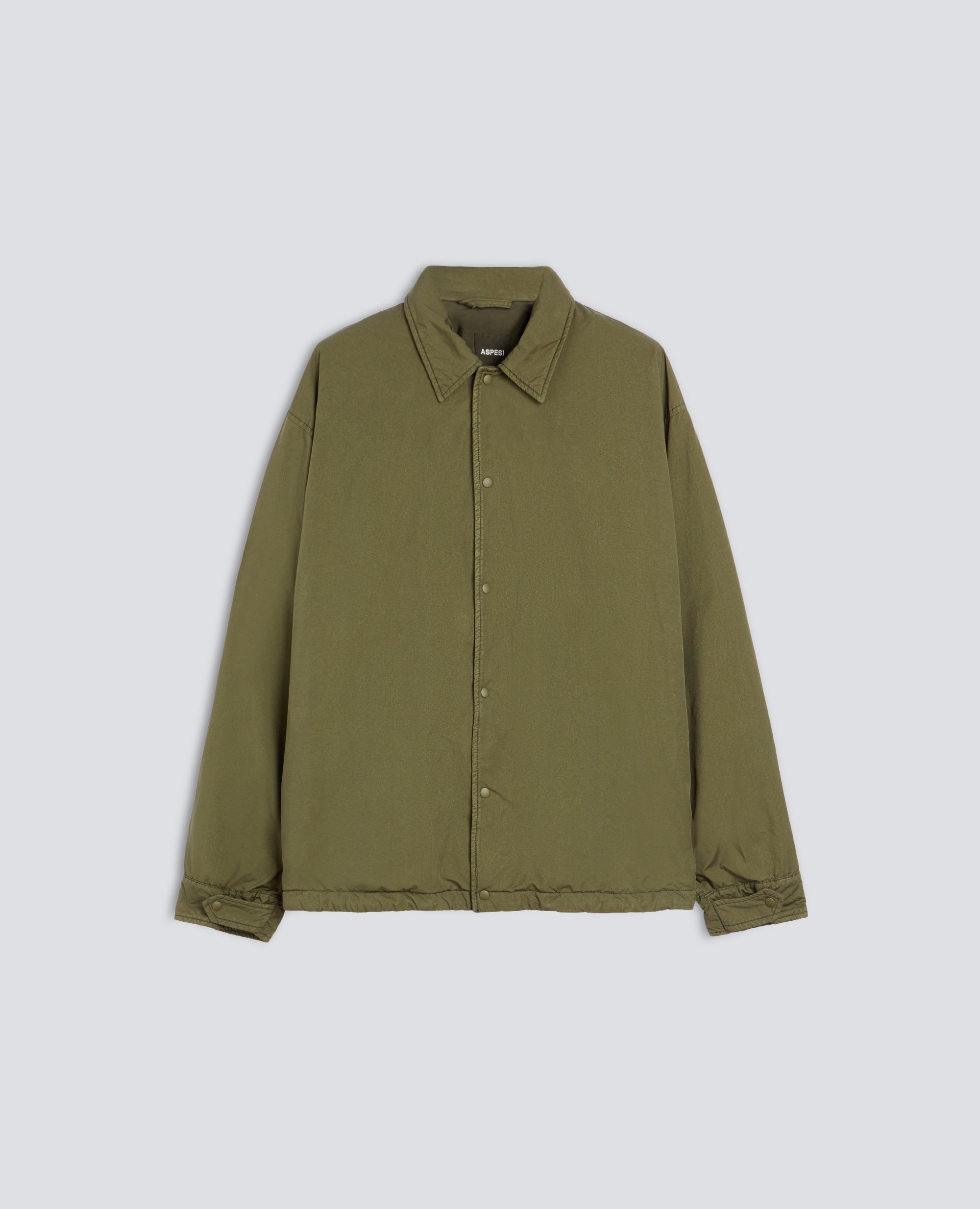 CAMICIA IN TESSUTO MISTO NYLON COMPATTO TINTO CAPO - MILITAIRE - ASPESI