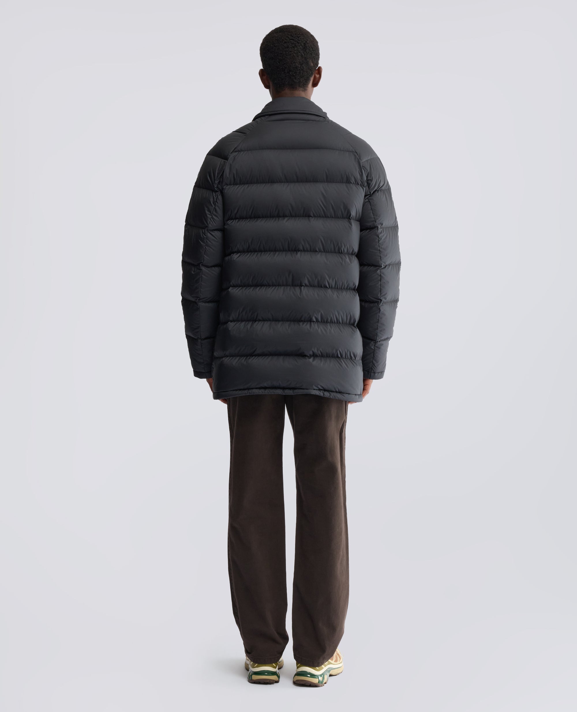 CAPPOTTO IN MICROFIBRA CON IMBOTTITURA - NERO - ASPESI