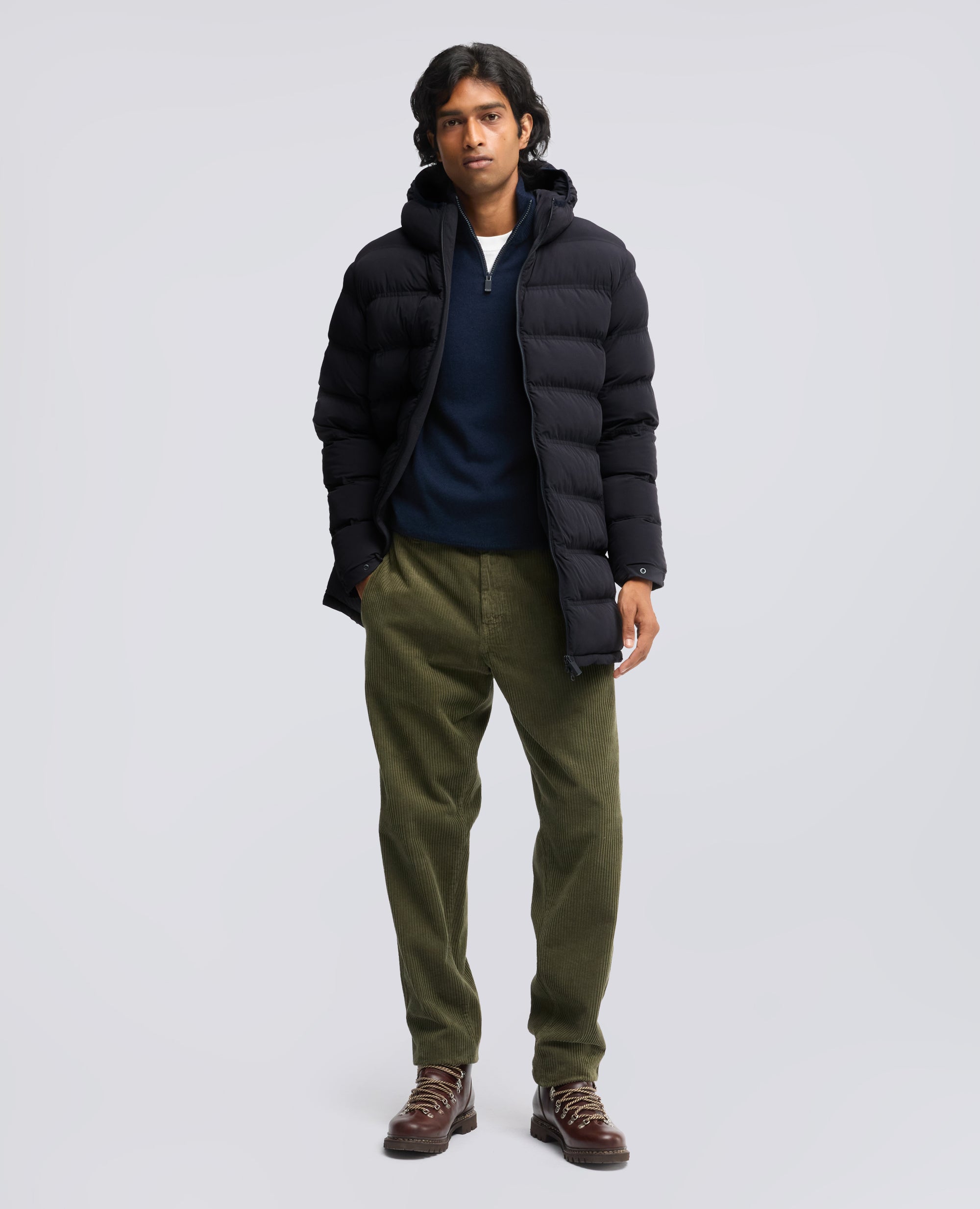 PARKA IN NYLON IMBOTTITO - BLU - ASPESI