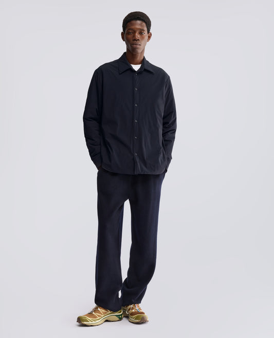 CAMISA DE NAILON COMFORT ACOLCHADA - AZUL - ASPESI