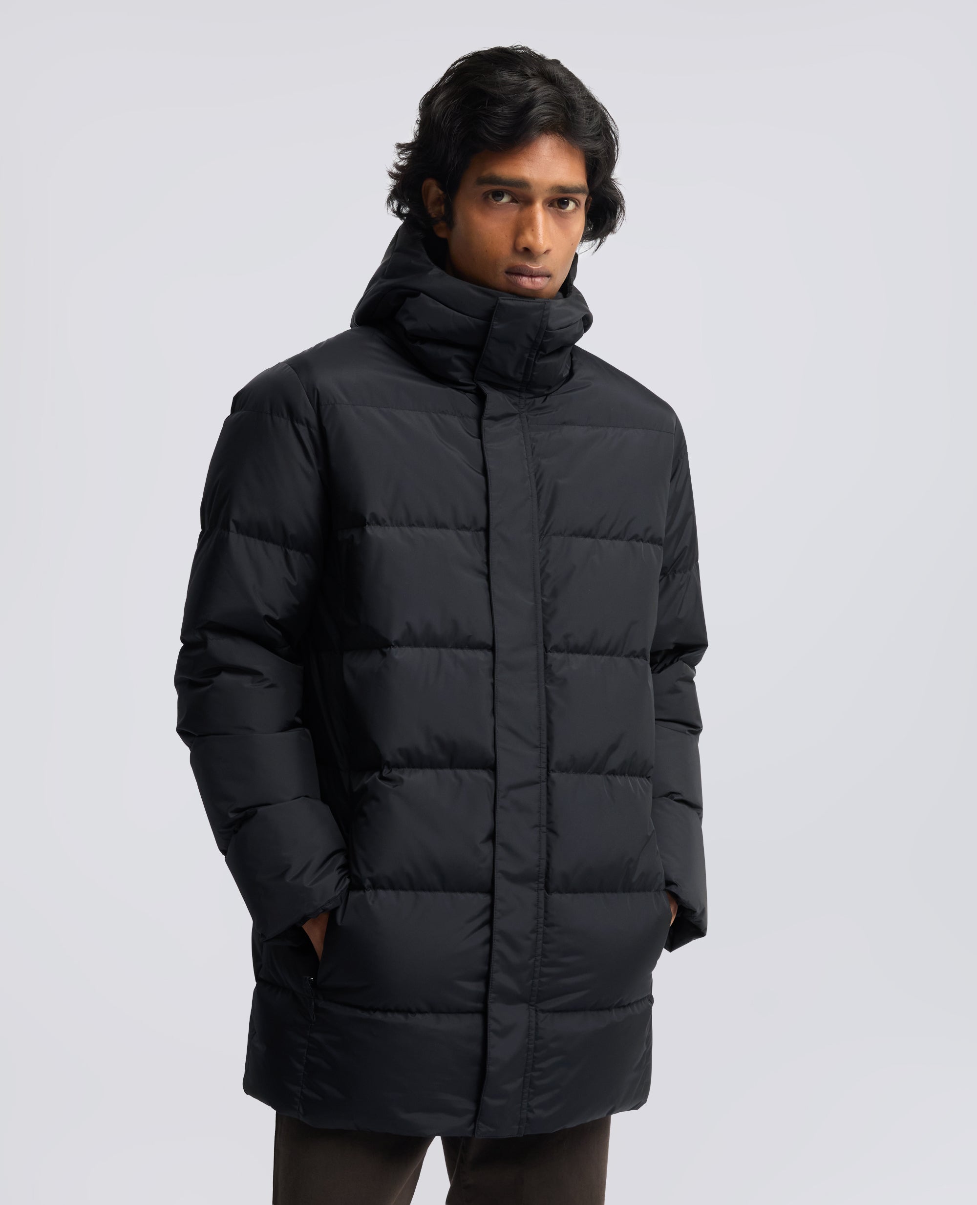 PARKA DE TAFETAN - NEGRO - ASPESI