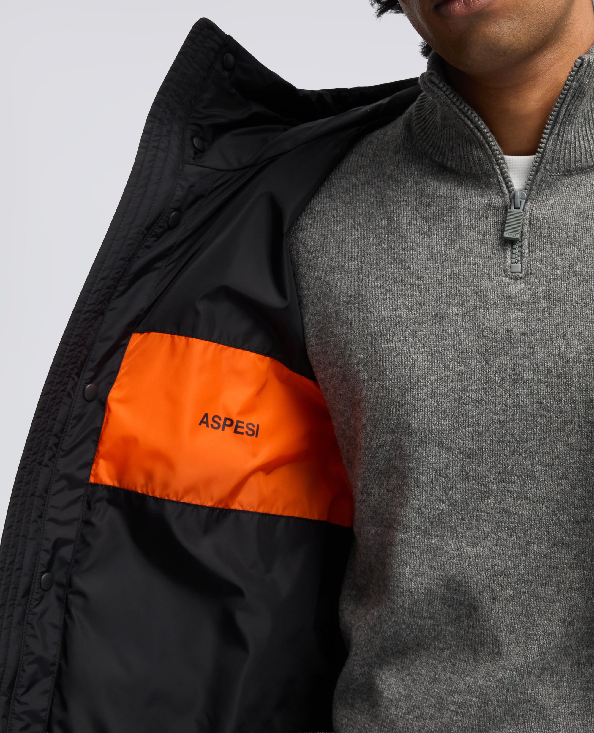 PARKA DE TAFETAN - NEGRO - ASPESI