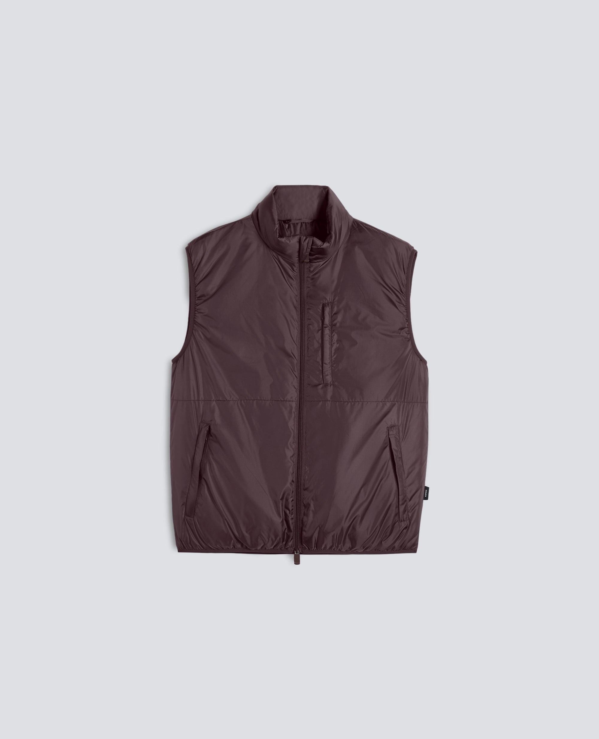 GILET JIL IN NYLON - MARRONE - ASPESI