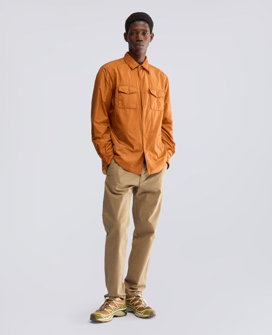 13PIU NYLON SHIRT WITH THERMORE® WADDING - ORANGE - ASPESI