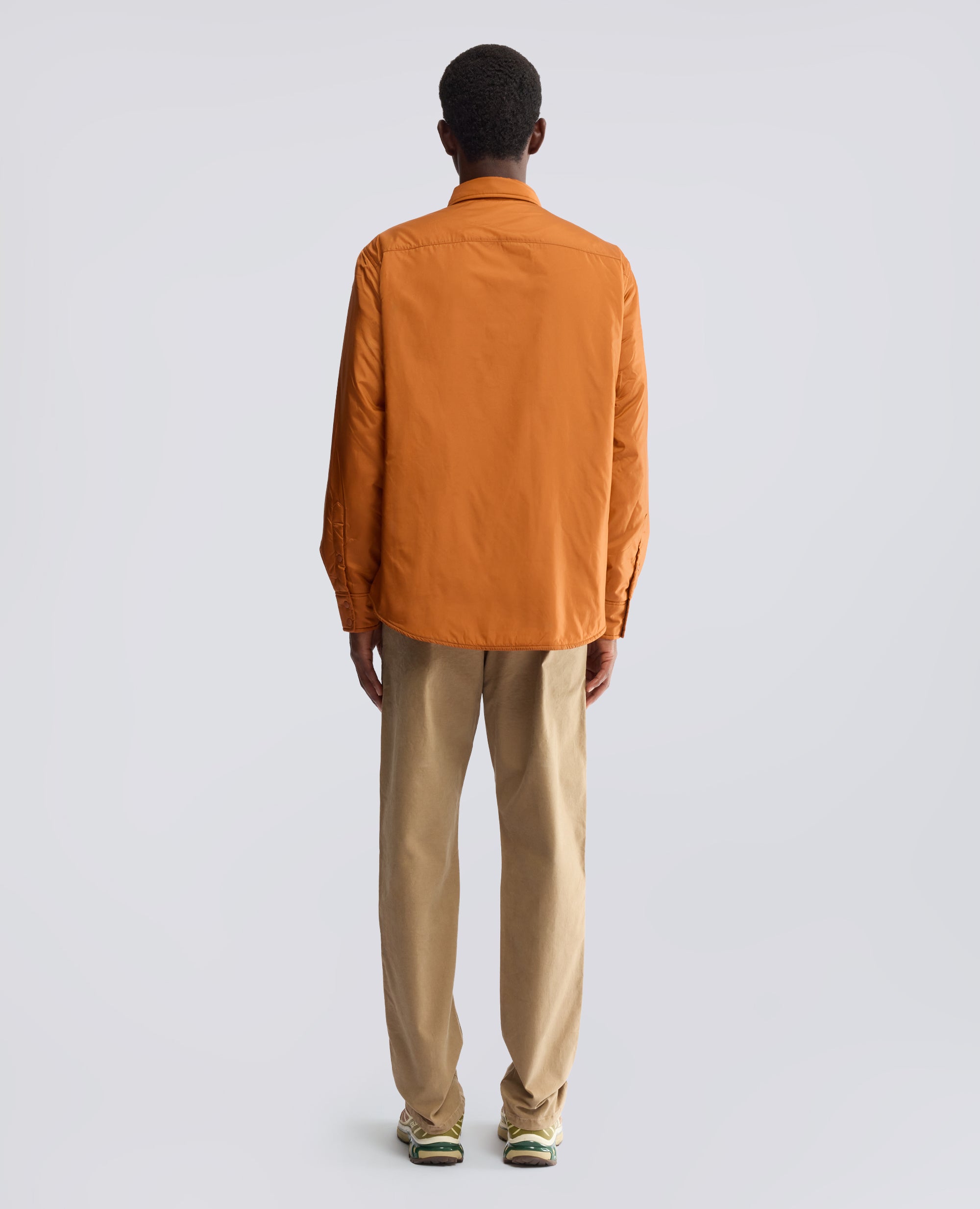 CAMICIA 13PIU IN NYLON CON OVATTA THERMORE® - ARANCIO - ASPESI