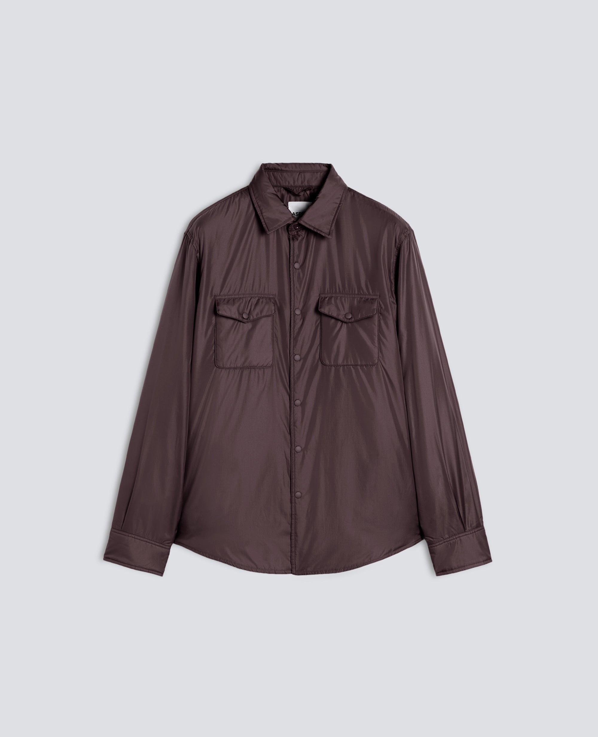 CAMICIA 13PIU IN NYLON CON OVATTA THERMORE® - MARRONE - ASPESI