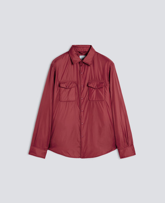 13PIU NYLON SHIRT WITH THERMORE® WADDING - RED - ASPESI