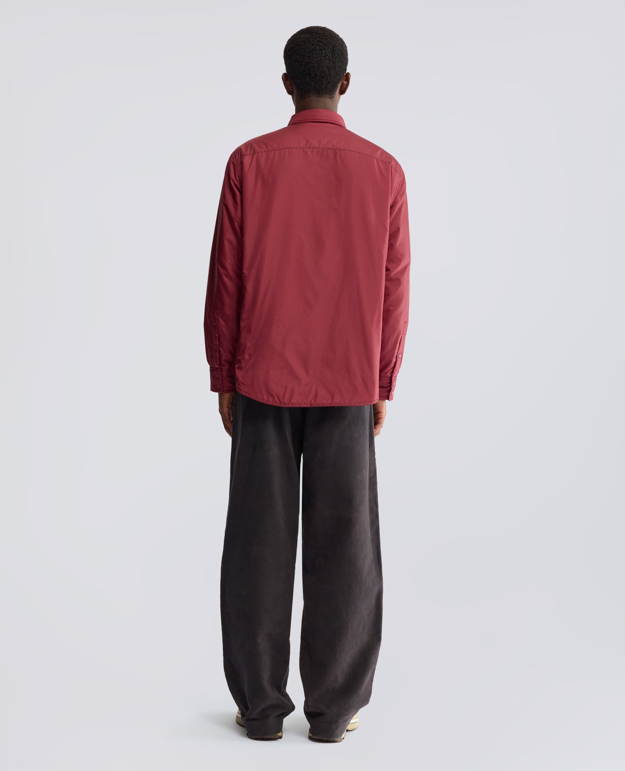 CAMICIA 13PIU IN NYLON CON OVATTA THERMORE® - ROSSO - ASPESI