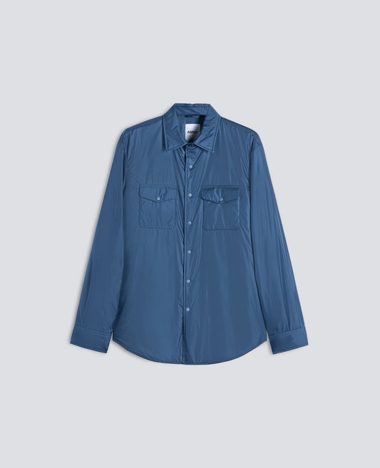 CAMISA 13PIU DE NAILON CON GUATA THERMORE® - AZUL - ASPESI