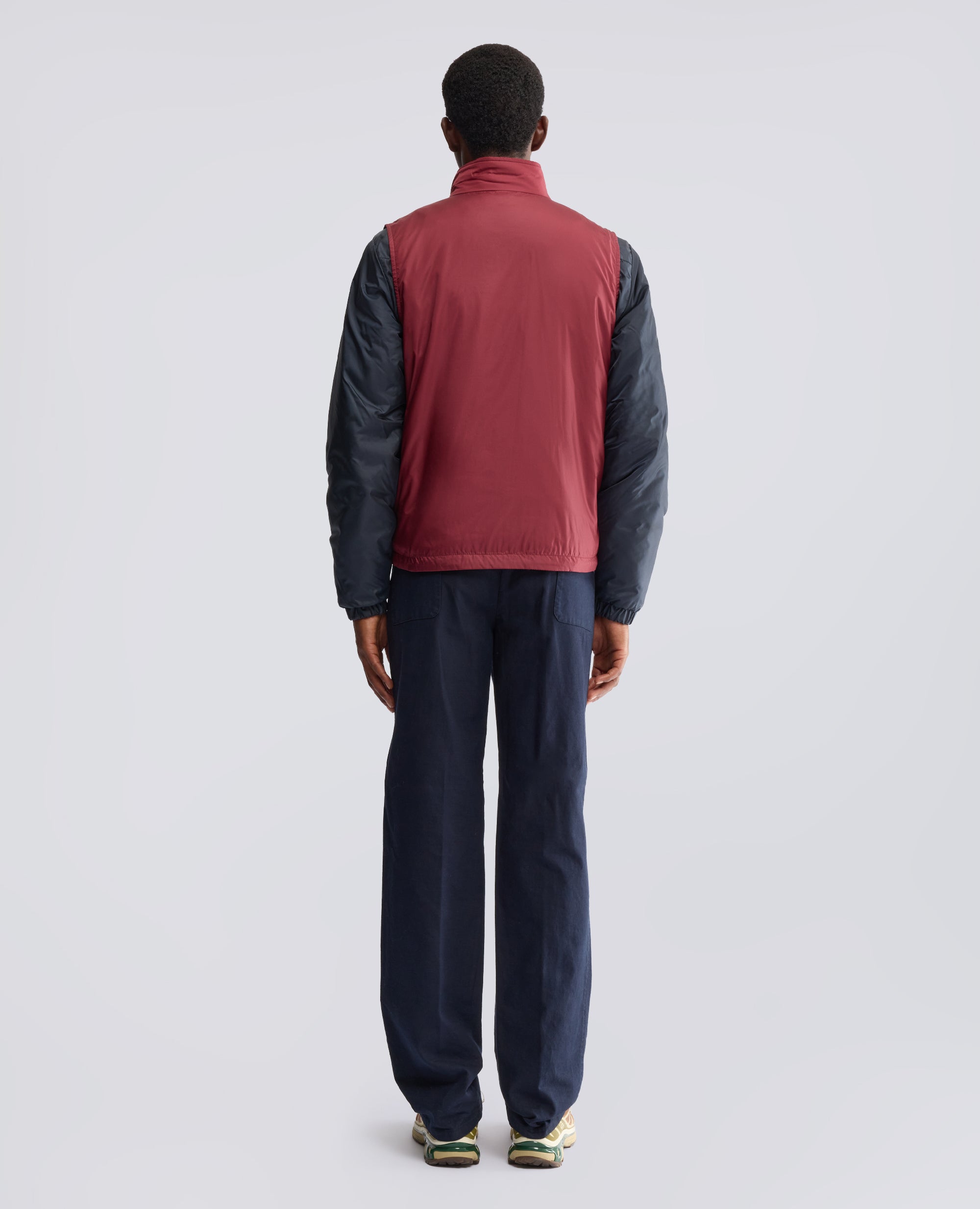 GILET VERNES IN NYLON - ROSSO - ASPESI