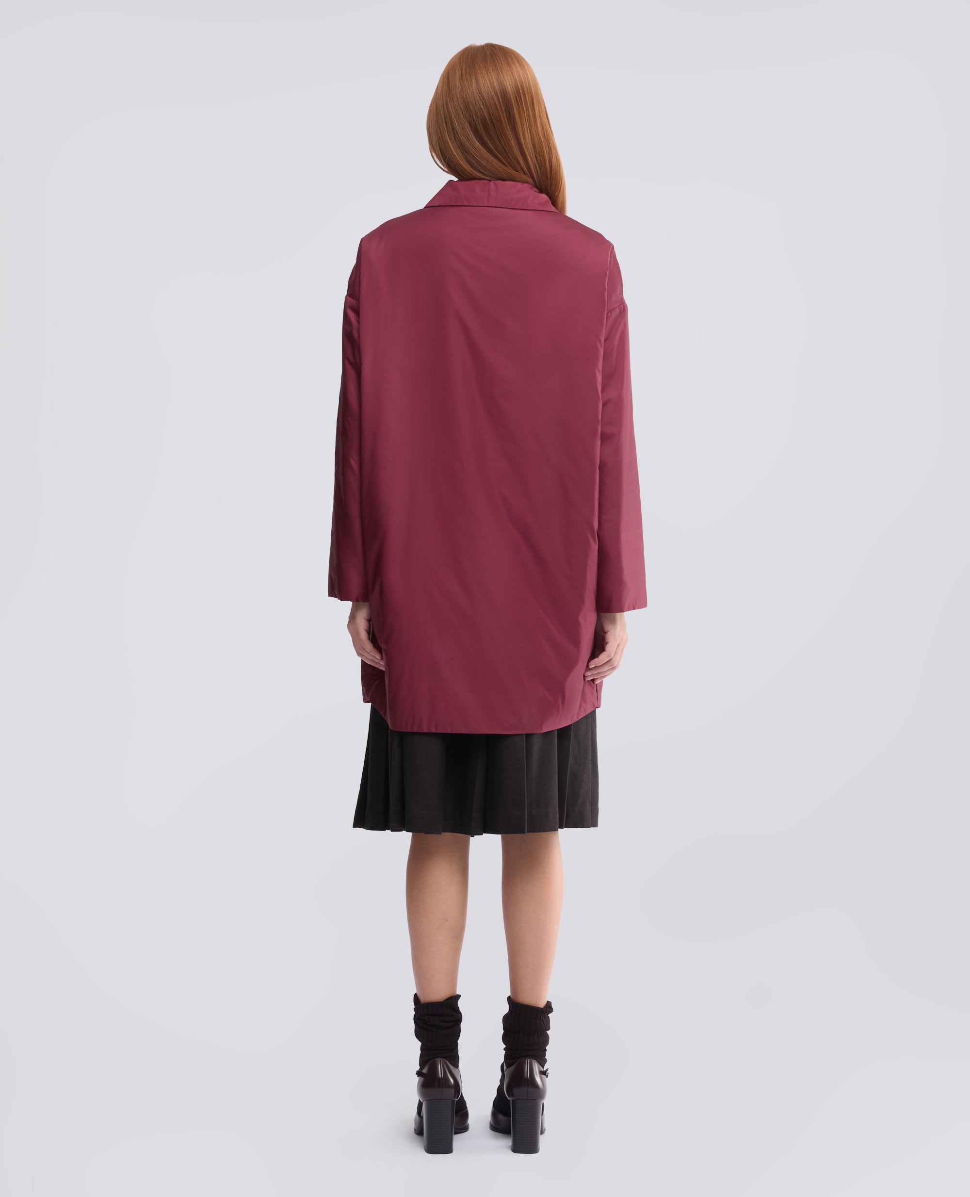 THERMORE-PADDED NYLON COAT - RED - ASPESI